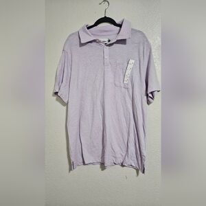 Men's Goodfellow Light Purple Polo Shirt XL  CHURCH EASTER